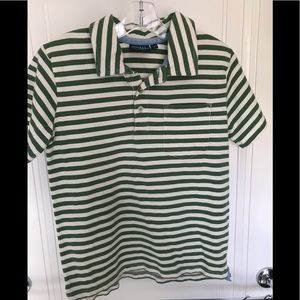 Green short sleeve polo
